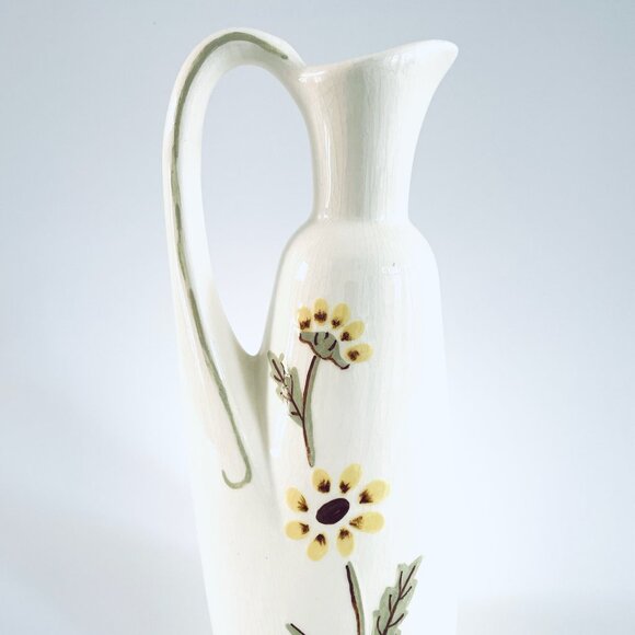 Rorestrand Mid Century Modern Swedish Ceramic Floral Pitcher